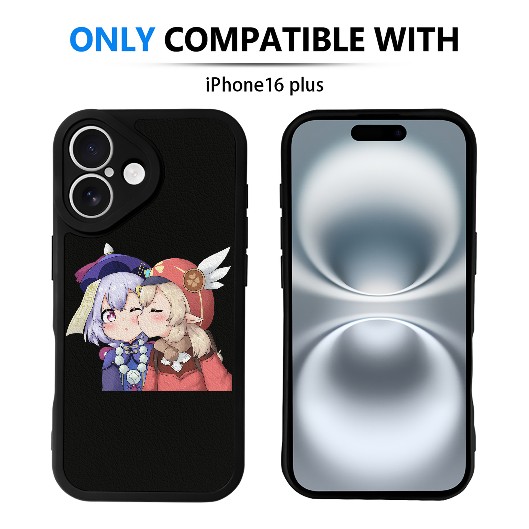 げんし神 七七 なな  genshin Nana 【iPhone 16シリーズ対応】シリコンスマホケース（レザー調） 材質：シリコン